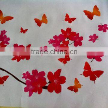 OEM New year DIY product wall sticker,3d wall sticker,5d home decor pvc wall sticker