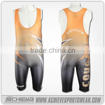 2015 hot sellling custom wrestling jersey custom wrestling singlet