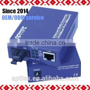 best sale 20km 10/100M bidi optic fiber media converter