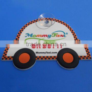 car brand promotional gifts, PVC car sign, baby on board car sign