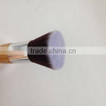 bamboo handle flat top kabuki makeup brush