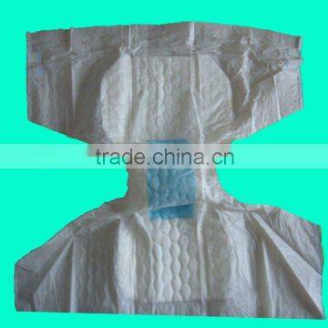 Thick Safe Cloth-Like Disposable Adult Diapers with Blue Chip