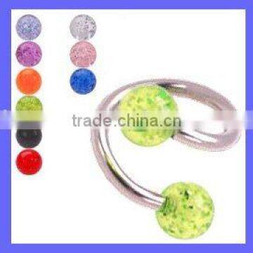 Piercing Jewelry,Acrylic Eyebrow Ring