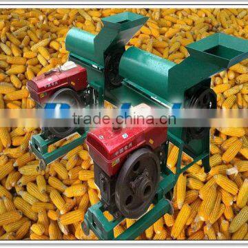 corn shreshing and peeling machine