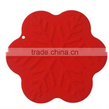 Heat Resistant Snow shape Kitchen Silicone Trivet