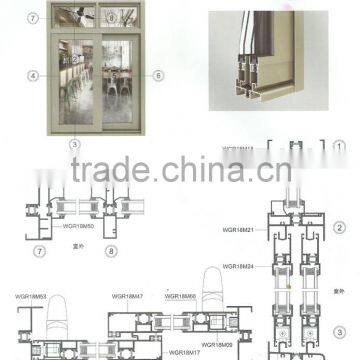 High quality energy-saving sliding aluminium door TFFA-71