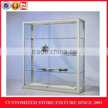 aluminum glass store cabinet display showcase