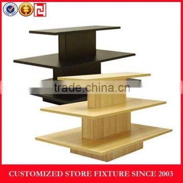 Hot sale wood clothing display rack for retail