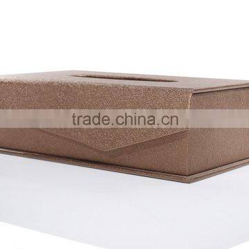 2016 Newest facial tissue box design leather tissue box