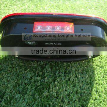 CE Certification Flat rear triple combination lamp with license plate light