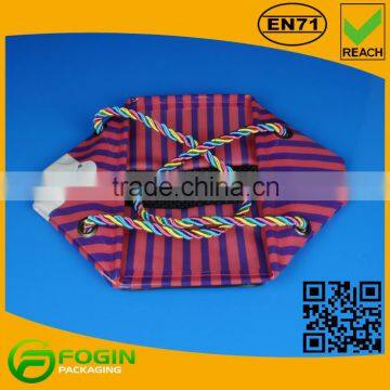 New Design Colored Plastic Packaging Bag With Handle photo-2