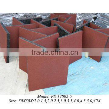 1 to 5cm optional thickness rubber mat