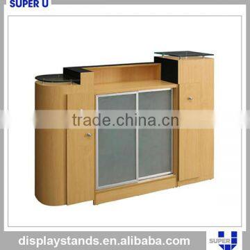 Customized Wooden Painted Retail Cash Counter photo-6