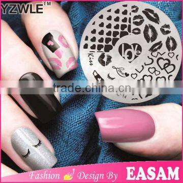 Fashion Summer hot new design DIY nail polish print image plate                        
                                                                                Supplier's Choice