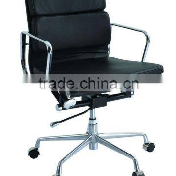 leather office chair with armrest /wheels/adjustable lift