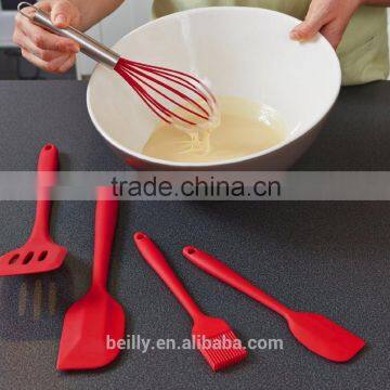 Hot Sale Heat-Resistant Silicone Cooking Utensils Set With Stand & Silicone Kitchen photo-2