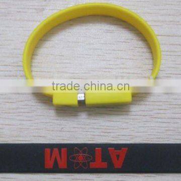 silicone USB bracelet