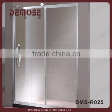 frosted glass shower screen | stainless steel pipe screens