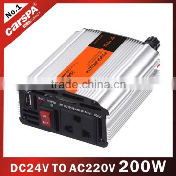 dc to ac power inverter 200w with Japanese and American socket-IN200U CARSPA or OEM