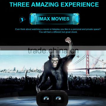 2016 Newest Plastic VR BOX 3D glasses VR BOX google cardboard glasses for 4.7-6.0" smartphone