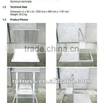 retractable flap barrier metal road fencing barricade with lowest price