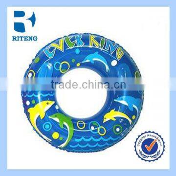 High quality printing logo pvc swim ring