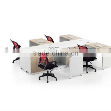 L- shape small office partitions (FOHDS-D0915 (4Groups 4))