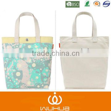 2014 fashion print women canvas tote bag