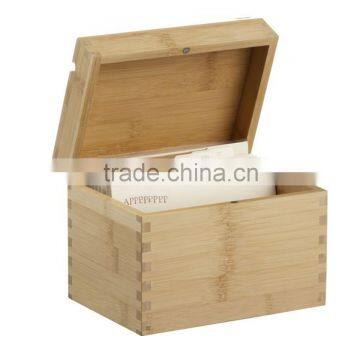 bamboo craft card box