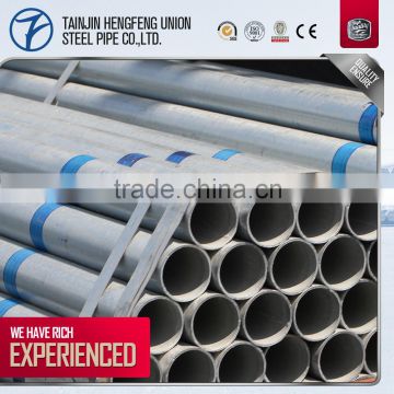 Tianjin Factory 1 Inch Hot Galvanized Steel Pipes