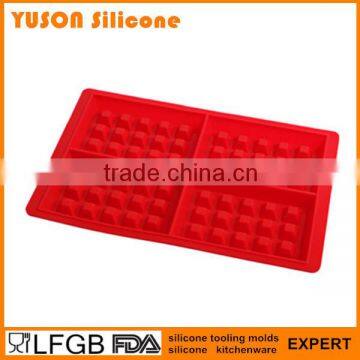 Hot Sales in USA square silicone waffle mold