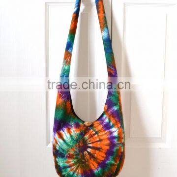 hippie shoulder bag tie and die shoulder bag cross body shoulder bag