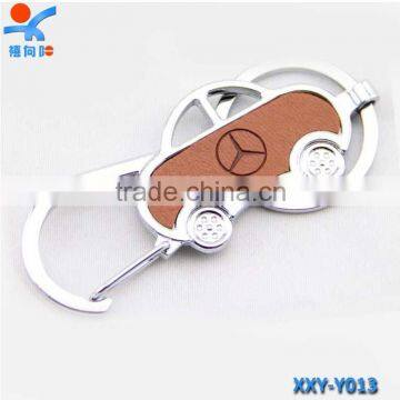 promotion key shaped custom metal key chain