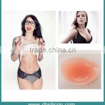 Women's Nude Silicone Bra With Removable Invisible Straps, Wedding Dress Evening Dress Bikini Swimsuit Pads Bra Inserts