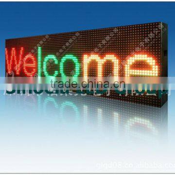 P10 p16 outdoor Waterproof P10 Monochrome Single Color LED Message Display