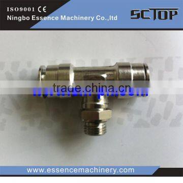 High working pressure air fittings pneumatic brass push in fittings one touch fitting matel fitting