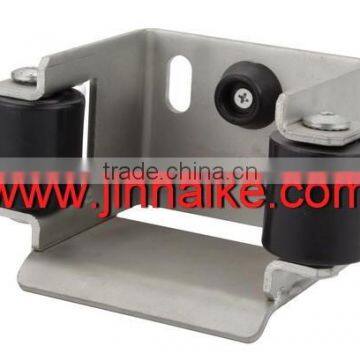 sliding cantilever gate stopper, stopper with 2 nylon rollers, bottom stops