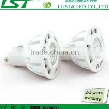 LED Spotlight,1 x 3W Ultra Bright COB, AC85-265V, Halogen Equivalance 35W,Bulb LED GU10 5000K