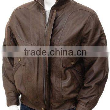 2014 fashion latest design leather jacket for men