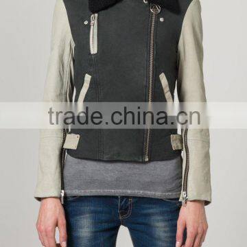 to selling quality ladies leather jacket