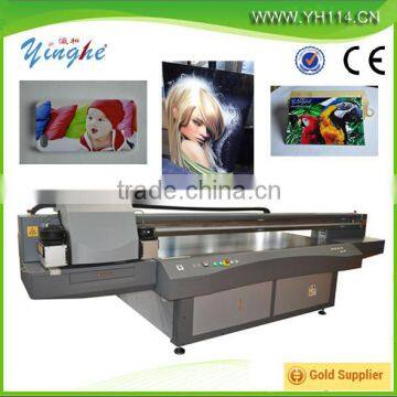 China large format digital UV LED lamp flatbed inkjet printer price