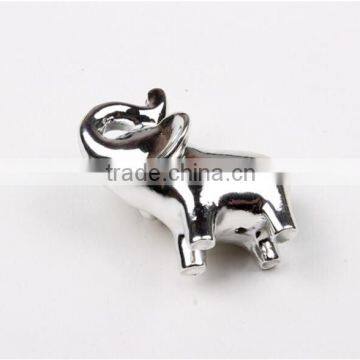 Wedding Favor and Souvenir--Silver - Finish Lucky Elephant Place Card Holders photo-4