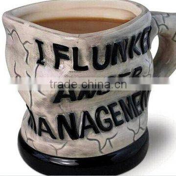Newest Creative Anger Twist Ceramic Tea Mug,unique Promotional Gift Cup photo-2