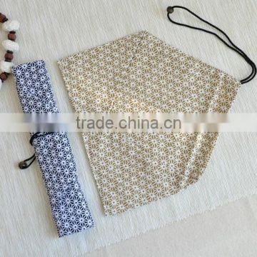 Eco Cotton printed cloth pouch for chopsticks