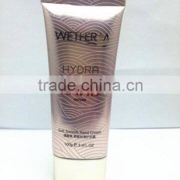 100g oval plastic packaging tube for hand cream