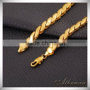 18K Gold Simple Trendy Mens Bracelet Models photo-3