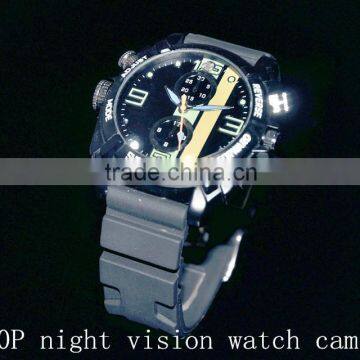 1080P Night Vision smart watch with camera bulit in4GB/8GB/16GB HD dvr camera watch