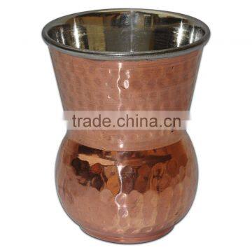 Copper Stainless Steel Hammered Tumbler