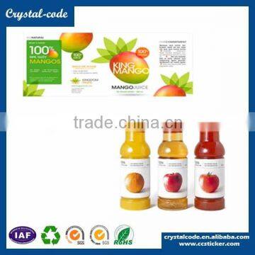 Paper Roll Custom Printed Permanent Adhesive Waterproof Juice Label photo-5