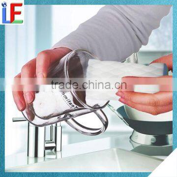 Eco-friendly melamine cleaning sponge cup scrubber